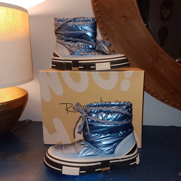 Rabecca white nylon boots - Picture 1 of 5